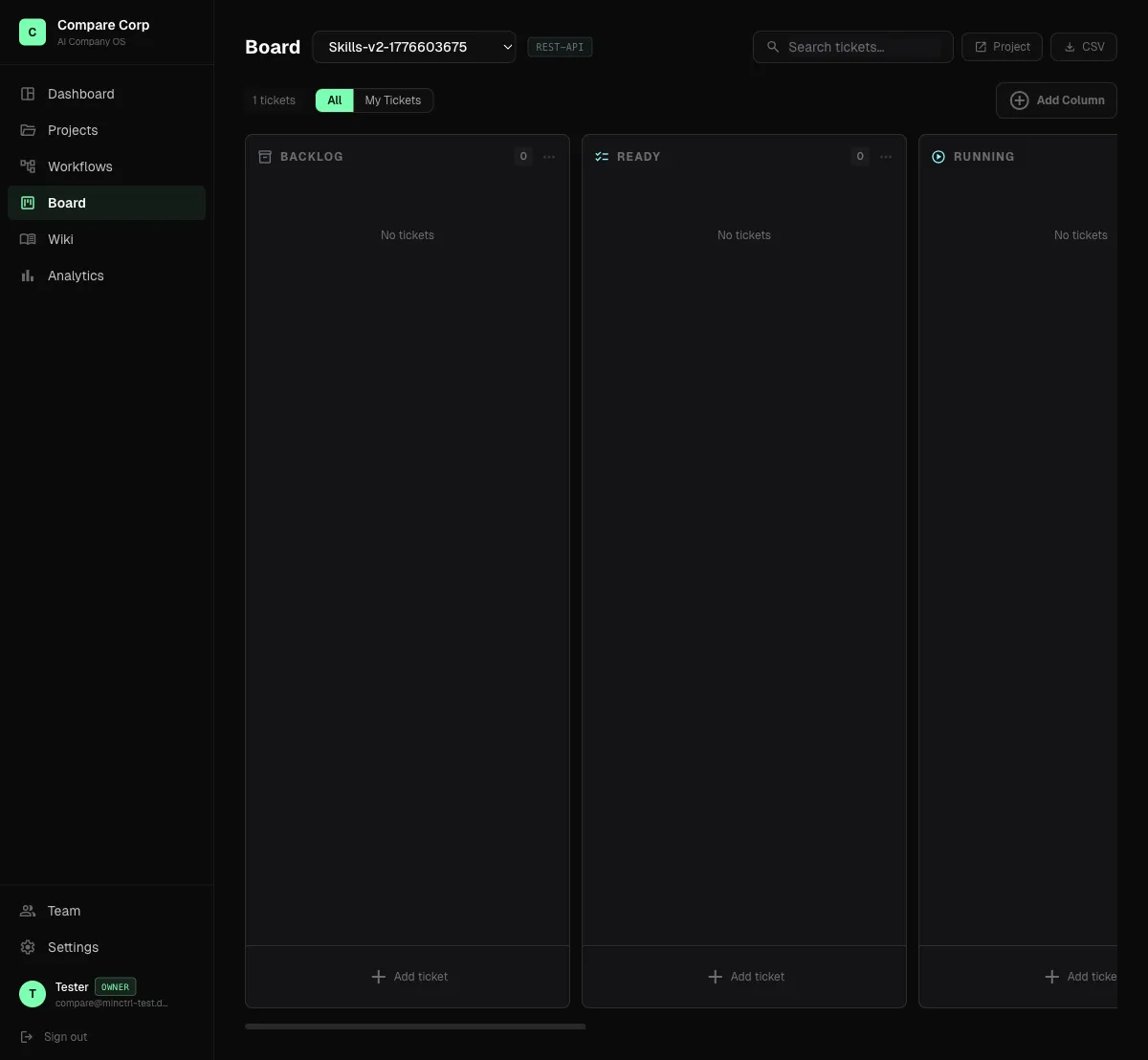 Kanban board